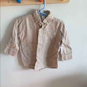 Infant boys button up